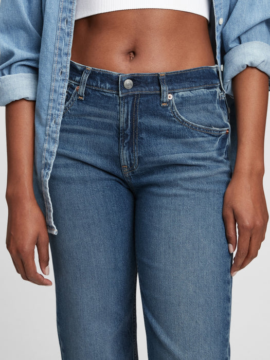 Mid Rise '90s Loose Jeans with Washwell in Organic Cotton