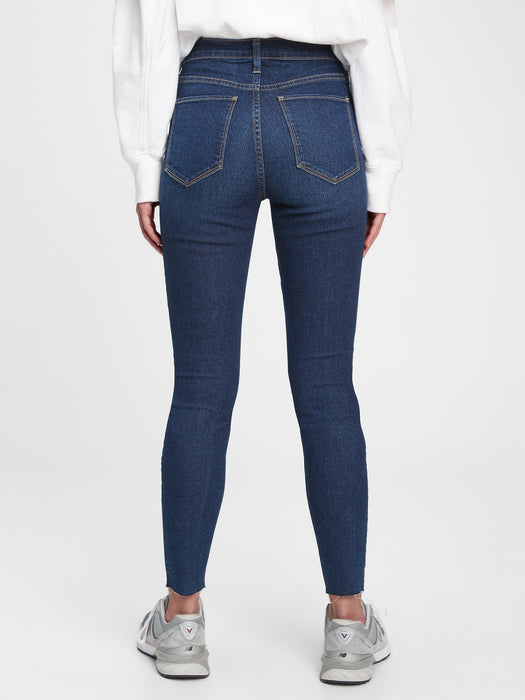 Everyday High Rise Jegging with Washwell - dark indigo