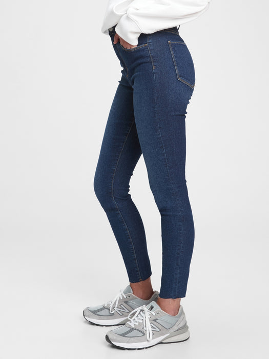 Everyday High Rise Jegging with Washwell - dark indigo