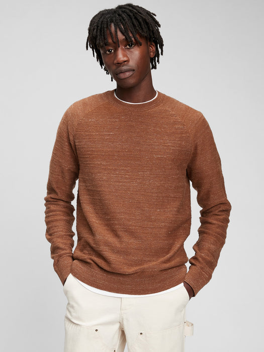 Slub Crewneck Sweater