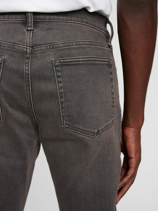 Soft Wear Slim Jeans with Washwell - washed gray