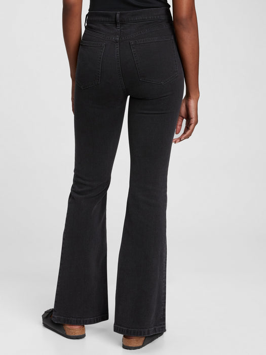 High Rise '70s Flare Jeans with Washwell