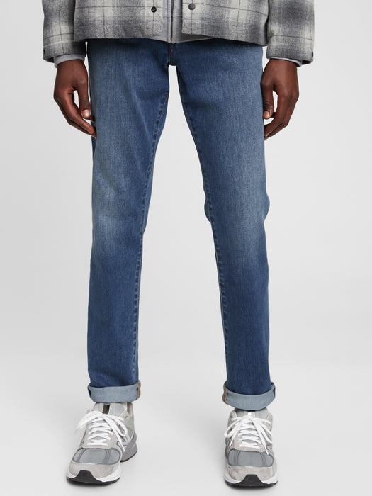 Soft Wear Slim Jeans with Washwell - medium indigo