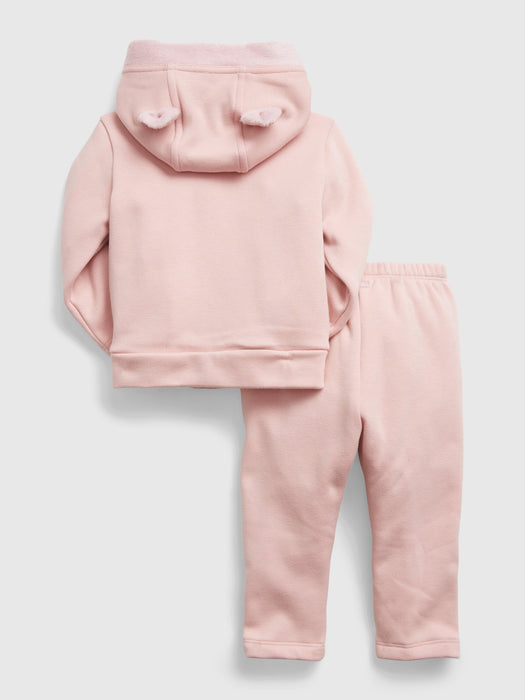 Baby Cozy Hoodie Outfit Set