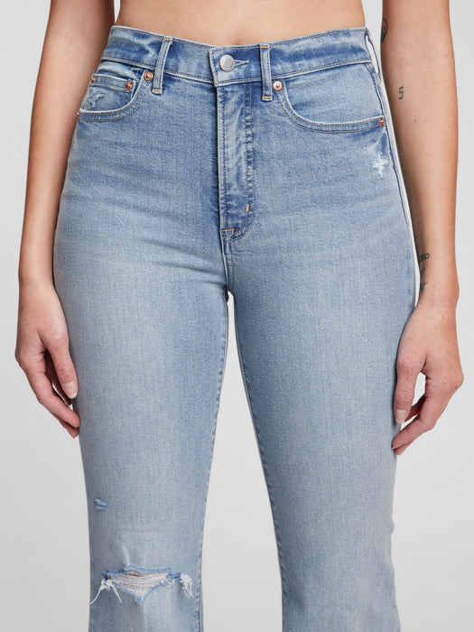 High Rise '70s Flare Jeans with Washwell