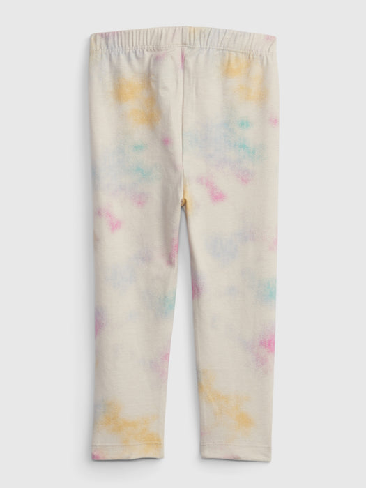 Toddler Organic Cotton Mix and Match Print Leggings - multi tie dye