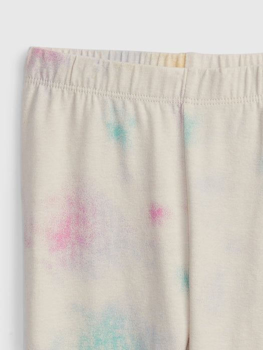 Toddler Organic Cotton Mix and Match Print Leggings - multi tie dye