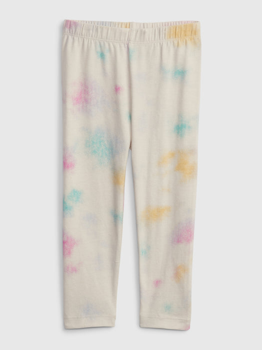 Toddler Organic Cotton Mix and Match Print Leggings - multi tie dye