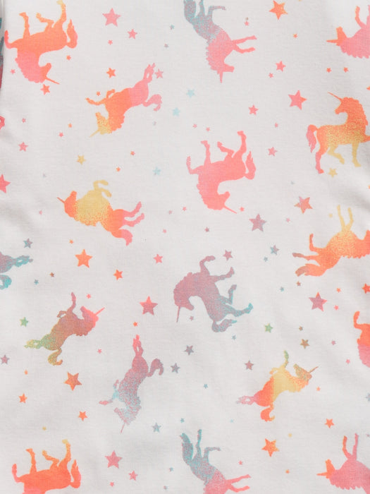 Kids 100% Organic Cotton Unicorn Print PJ Set