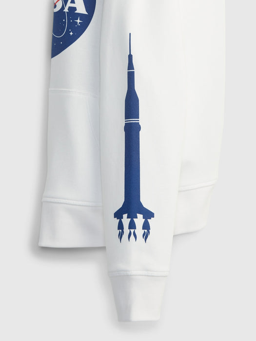 GapKids &#124 Nasa Graphic Hoodie - white