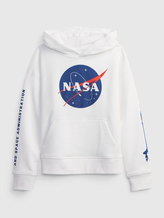 GapKids &#124 Nasa Graphic Hoodie - white