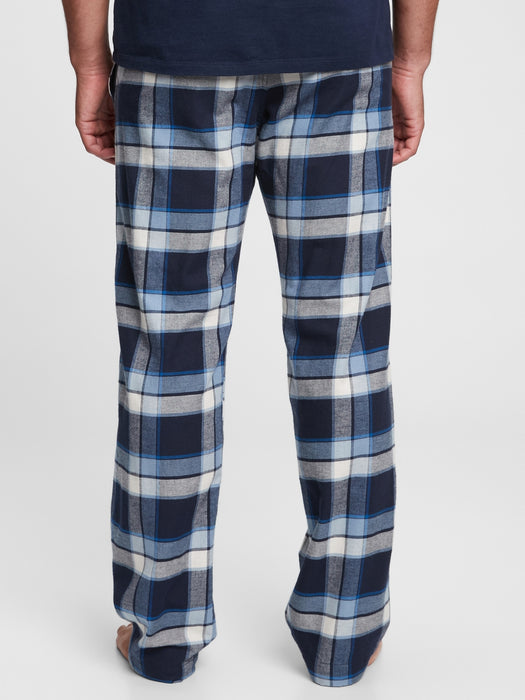 Flannel PJ Pants - blue plaid