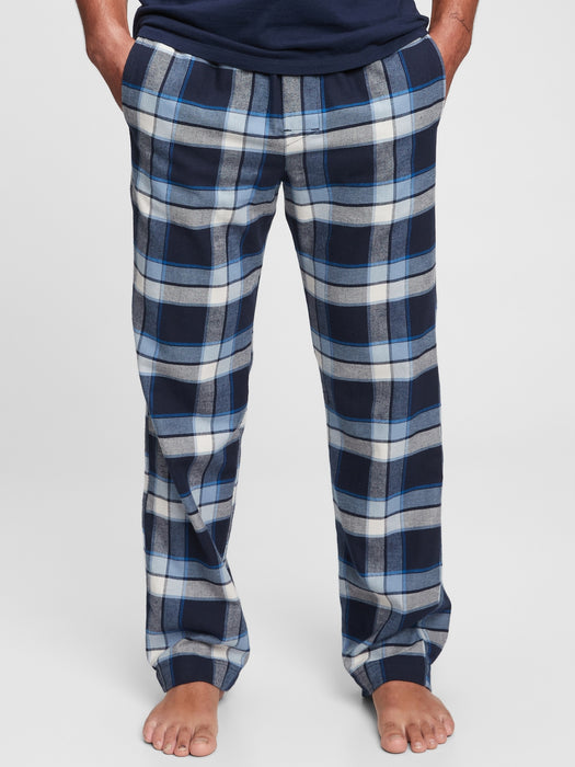 Flannel PJ Pants - blue plaid