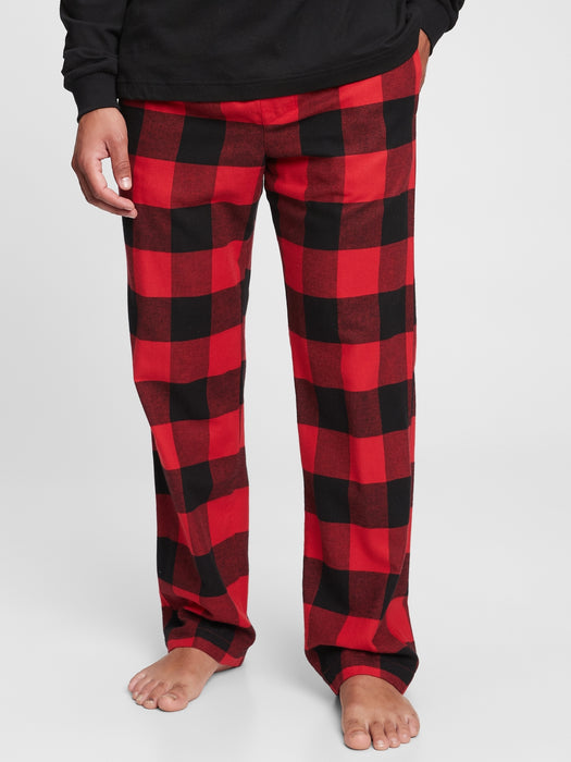 Flannel PJ Pants - family matching red buffalo plaid