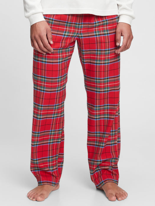 Flannel PJ Pants - family matching red plaid