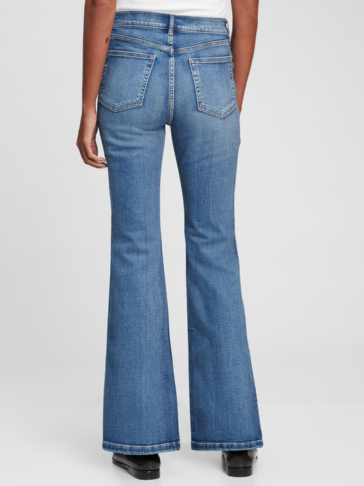 High Rise '70s Flare Jeans with Washwell