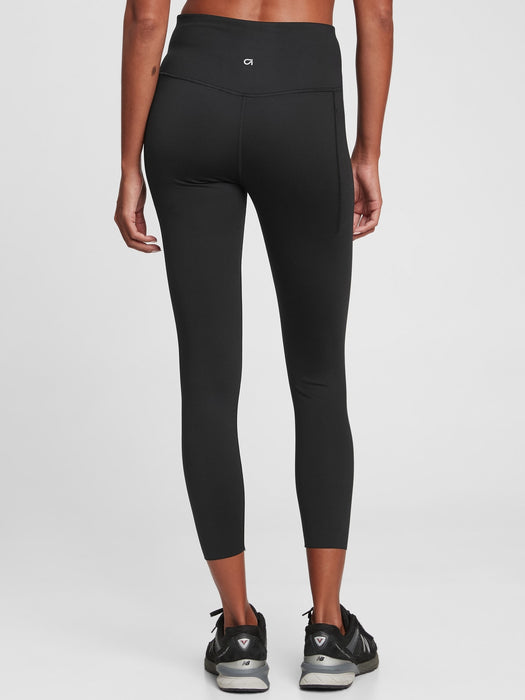 GapFit High Rise Recycled Power 7/8 Leggings - true black