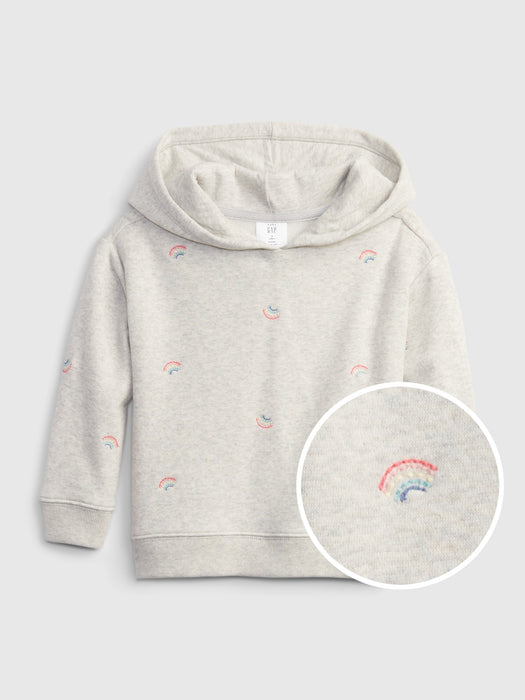 Toddler Boxy Hoodie - rainbows