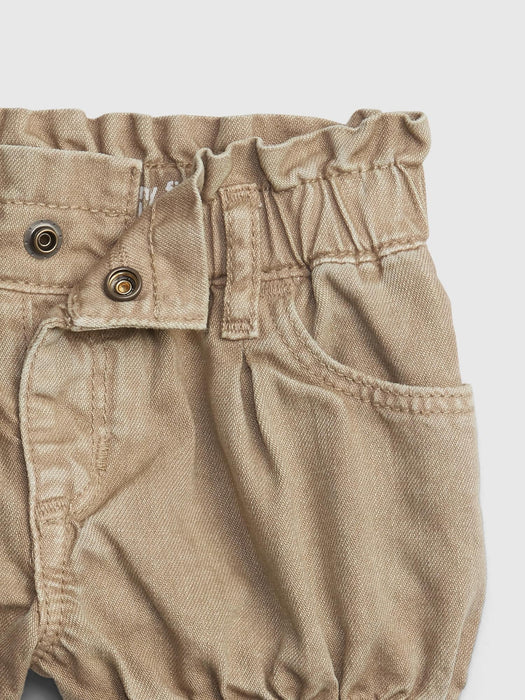 Baby Khaki Bubble Short with Washwell - new sand beige