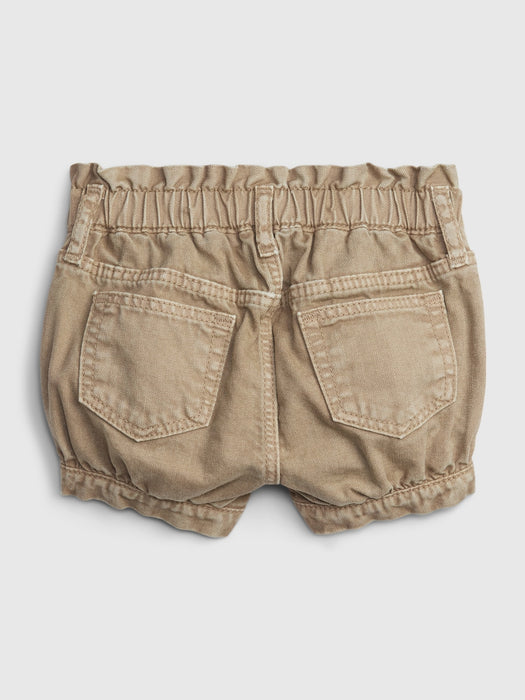 Baby Khaki Bubble Short with Washwell - new sand beige