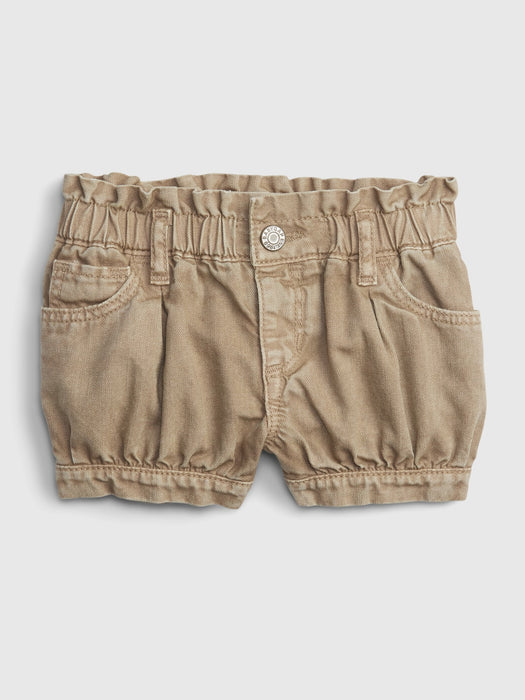 Baby Khaki Bubble Short with Washwell - new sand beige