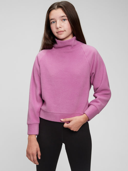 Kids Fleece Turtleneck Sweatshirt