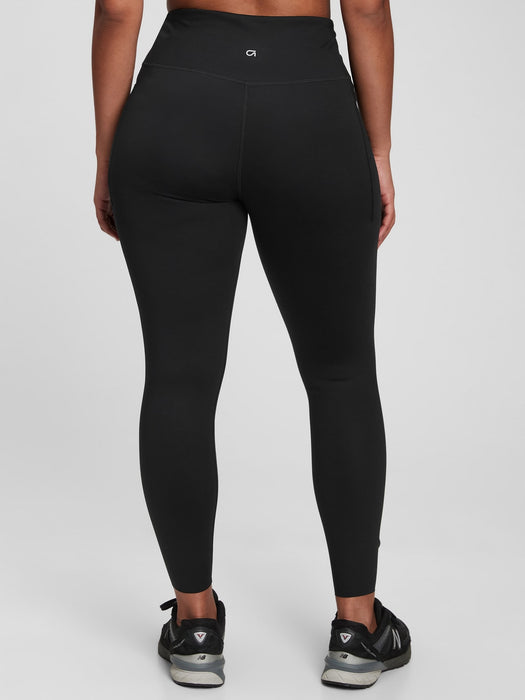 GapFit High Rise Recycled Power Full Length Leggings - true black