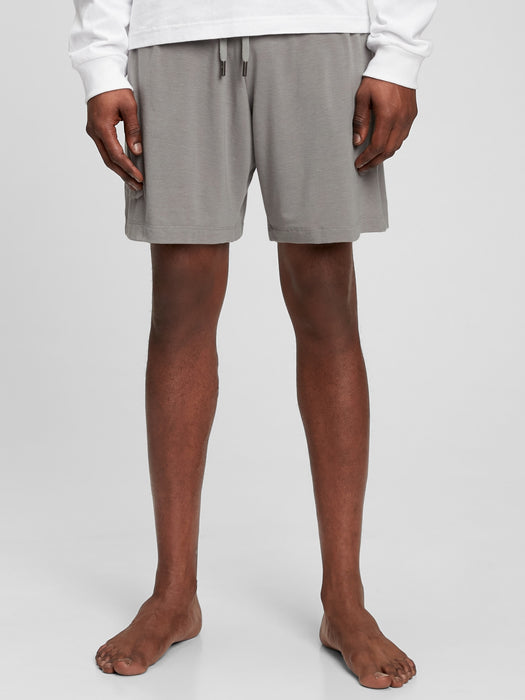 Adult Sleep Shorts - light gray marl