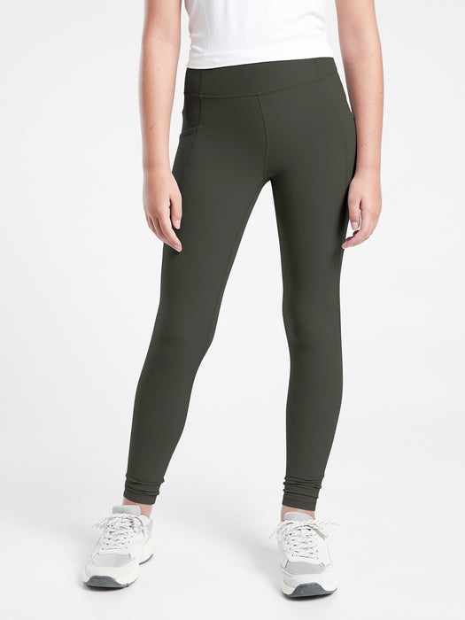 Athleta Girl High Rise Stash Your Treasures Tight - Peat