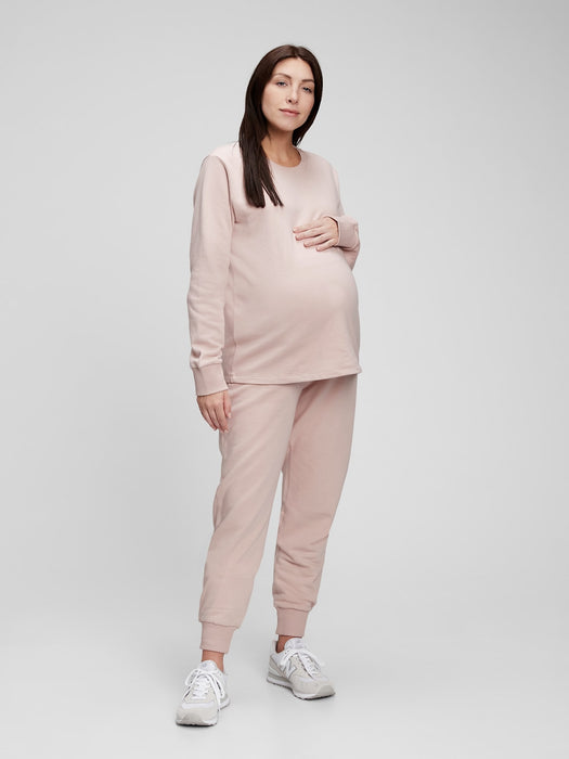 Maternity Terry Set - dull rose