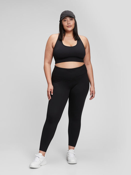 GapFit High Rise Recycled Power Full Length Leggings - true black