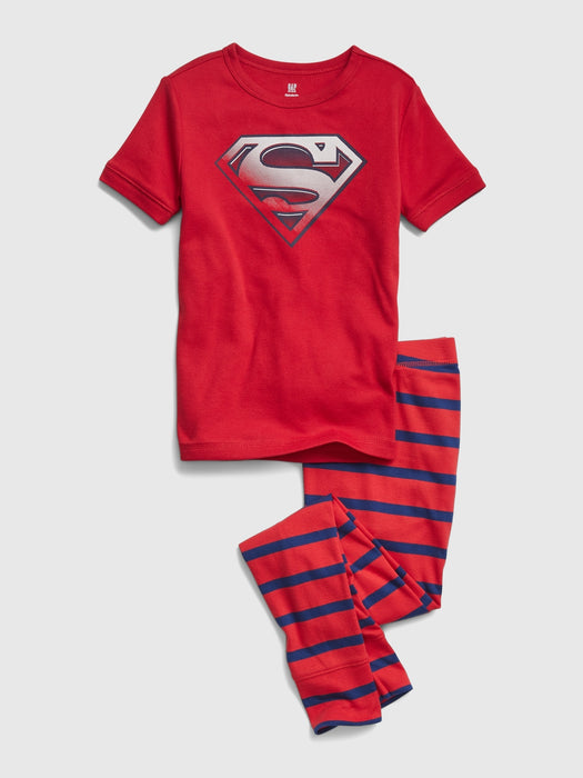 GapKids &#124 DC&#153 100% Organic Cotton Superman PJ Set - red