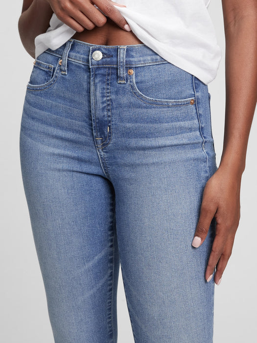 High Rise True Skinny Jeans with Washwell