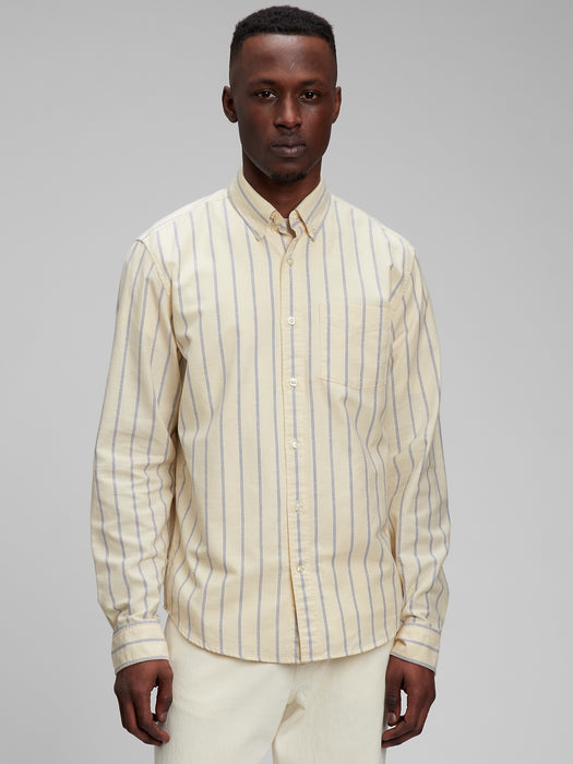 Classic Oxford Shirt in Untucked Fit with In-Conversion Cotton