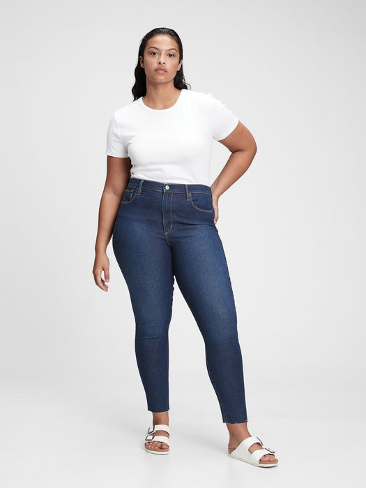 Everyday High Rise Jegging with Washwell - dark indigo