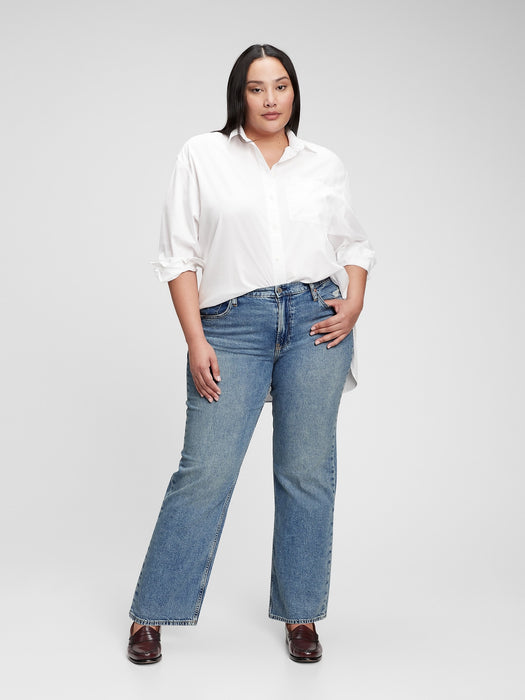 Mid Rise '90s Loose Jeans with Washwell in Organic Cotton - light indigo