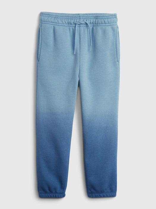 Toddler Dip-Dye Pull-On Joggers - blue dip dye