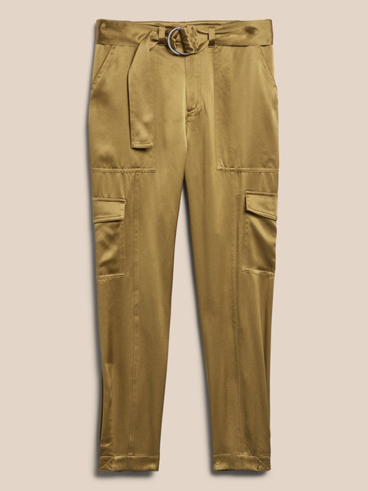 Allure Silk Cargo Pant