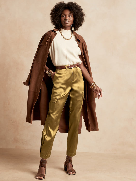 Allure Silk Cargo Pant