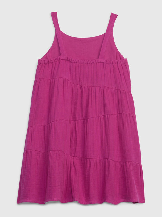 Toddler Asymmetrical Tiered Dress