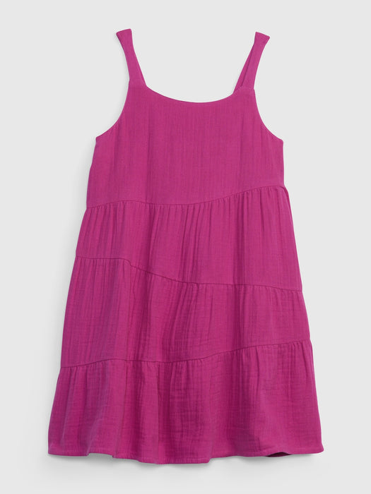 Toddler Asymmetrical Tiered Dress