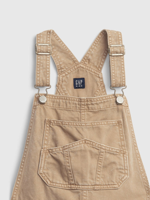 Kids Denim Shortall with Washwell - new sand beige