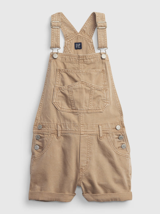 Kids Denim Shortall with Washwell - new sand beige