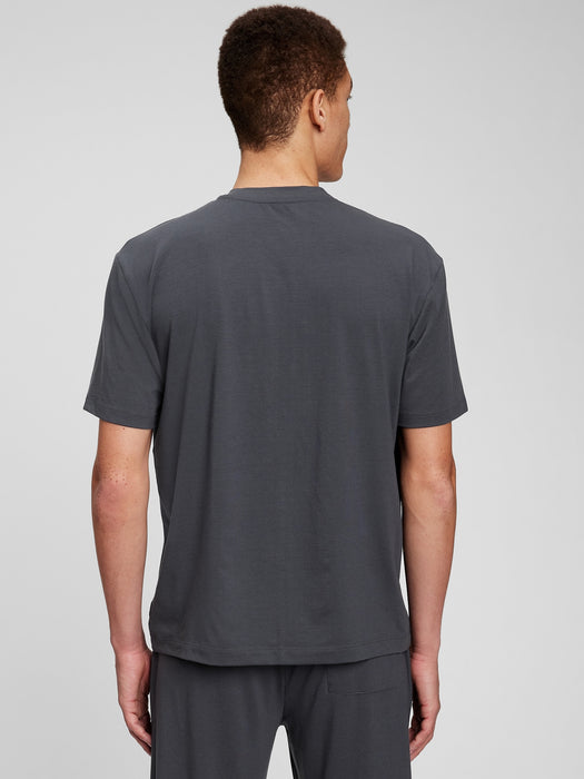 Sleep T-shirt - dark gray pearl