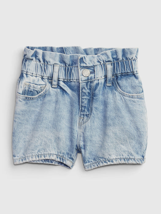 Toddler Just Like Mom Denim Shorts with Washwell - light wash