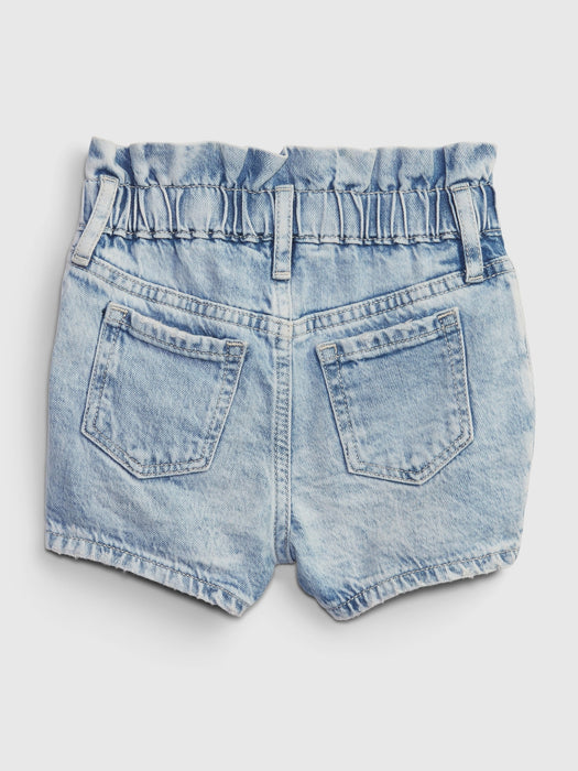 Toddler Just Like Mom Denim Shorts with Washwell - light wash