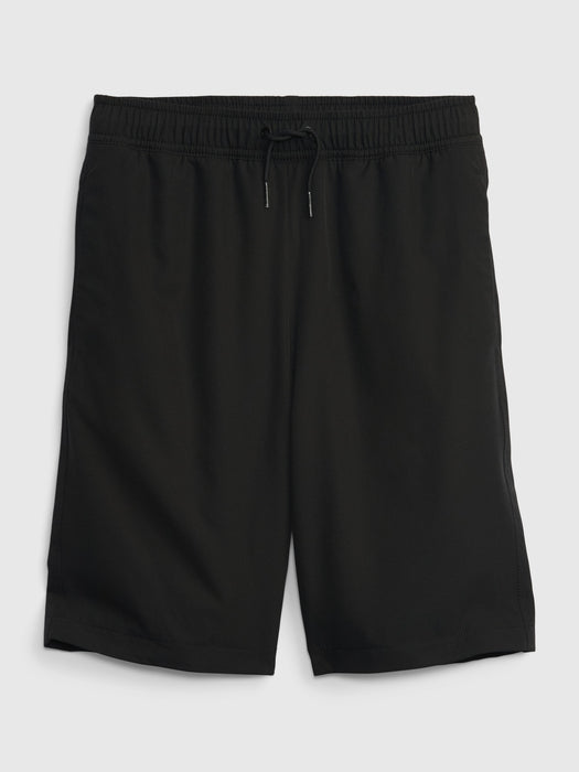 Teen Recycled Quick-Dry Shorts - true black