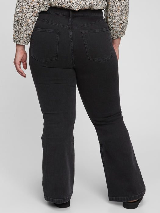 High Rise '70s Flare Jeans with Washwell