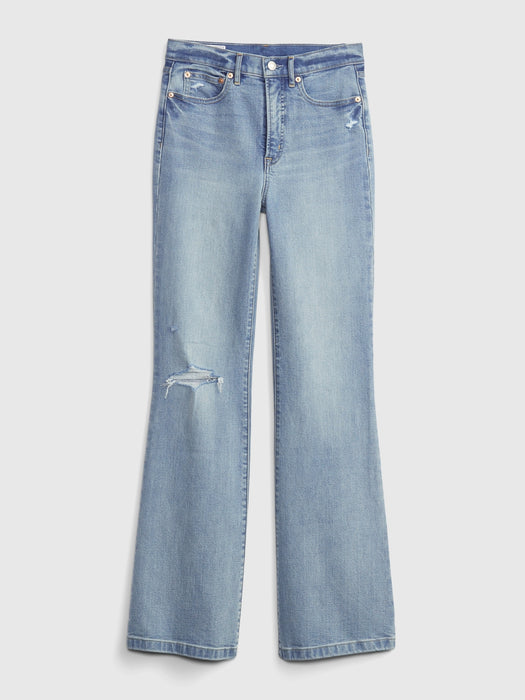 High Rise '70s Flare Jeans with Washwell