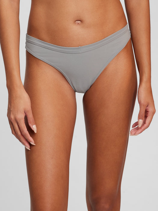 Organic Cotton Thong - grey moon